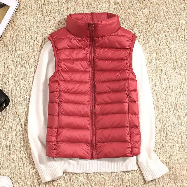 Milcah | Ultra Light Down Sleeveless Puffer Vest