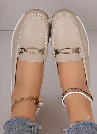 Ffiona – Buckle Detail Loafers