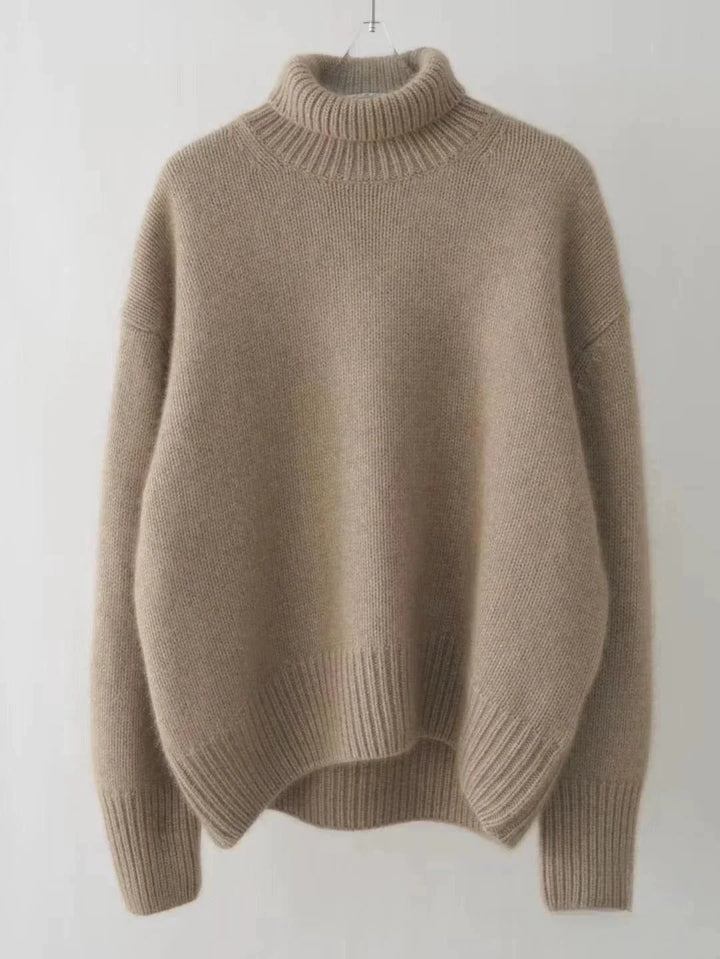 Kayla - High Collar Loose Knitted Sweater