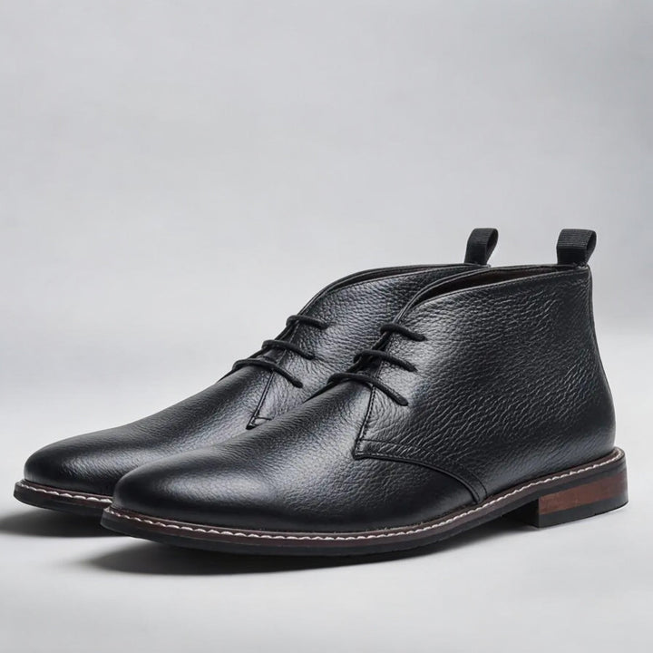 Andrew - Men’s Retro Leather Chukka Boots
