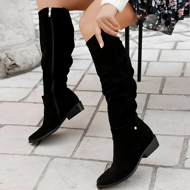 Reverie - Stylish Suede Knee Boots