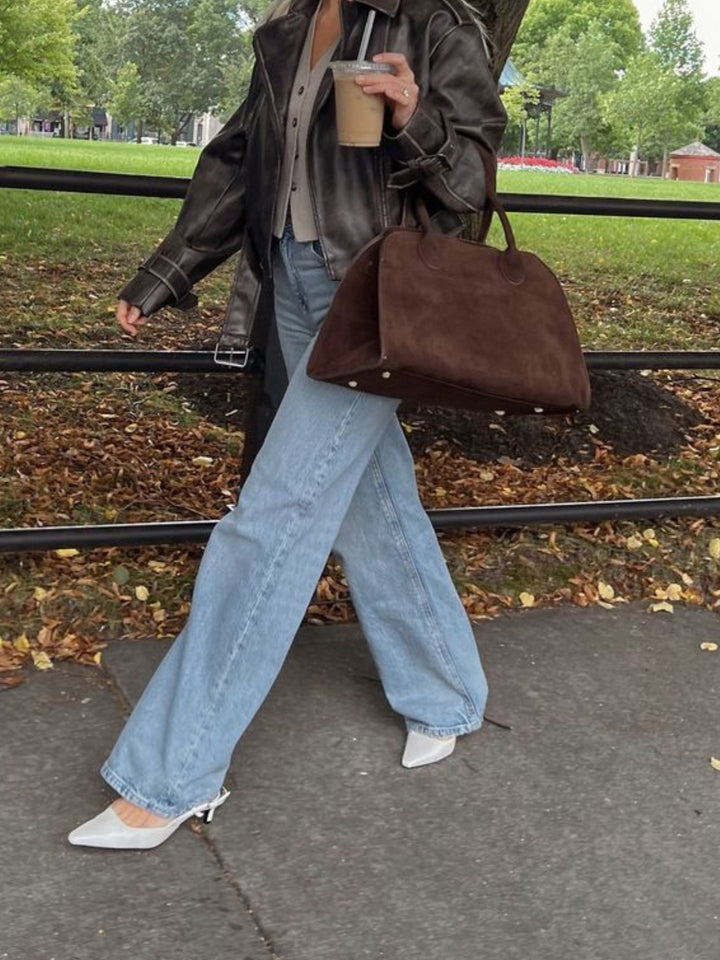 Luisa | Minimalist Suede Everyday Bag