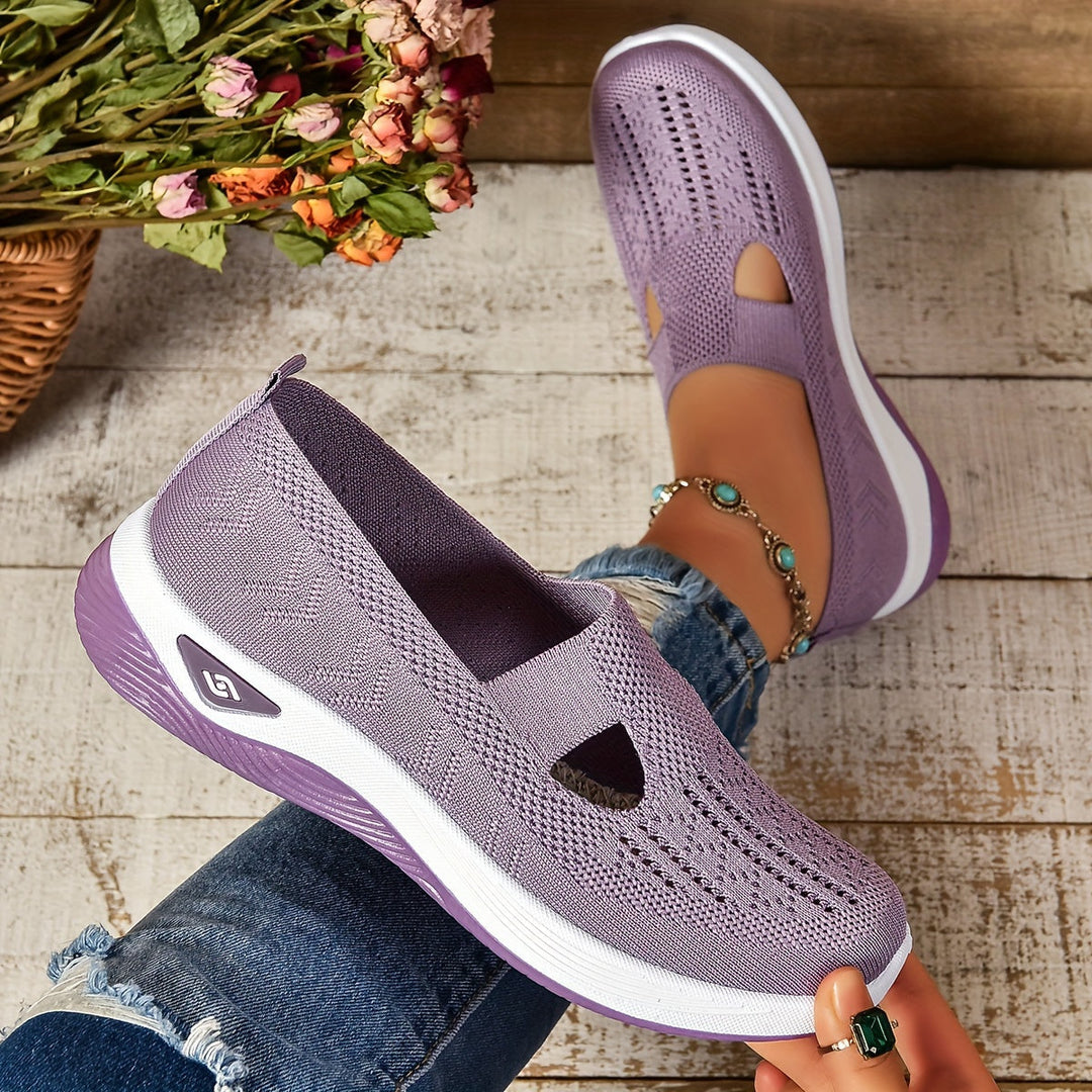 Carmelle – Slip-On Breathable Walking Shoes