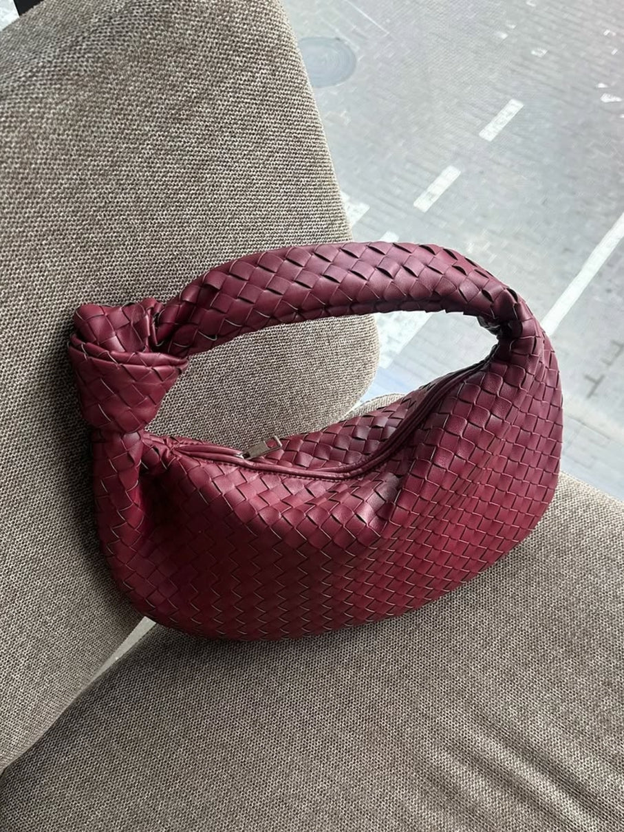 Giselle | Braided Knotted Medium Shoulder Bag