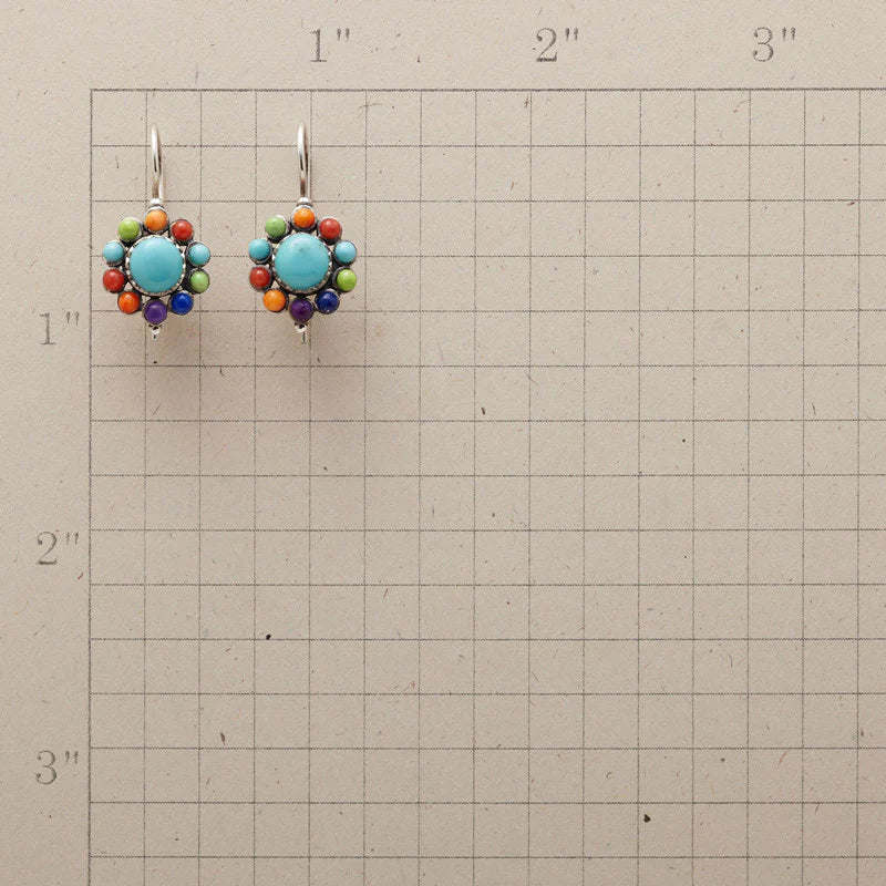 Alethea - Ethnic Multicolor Round Women’s Earrings