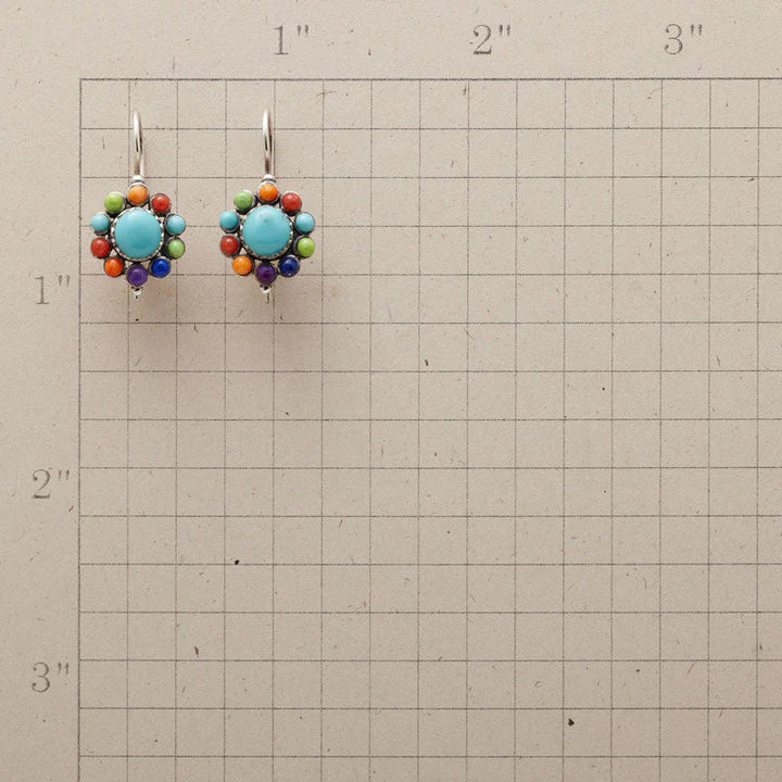 Alethea - Ethnic Multicolor Round Women’s Earrings