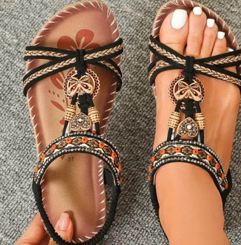 Darla – Embellished Boho Sandals
