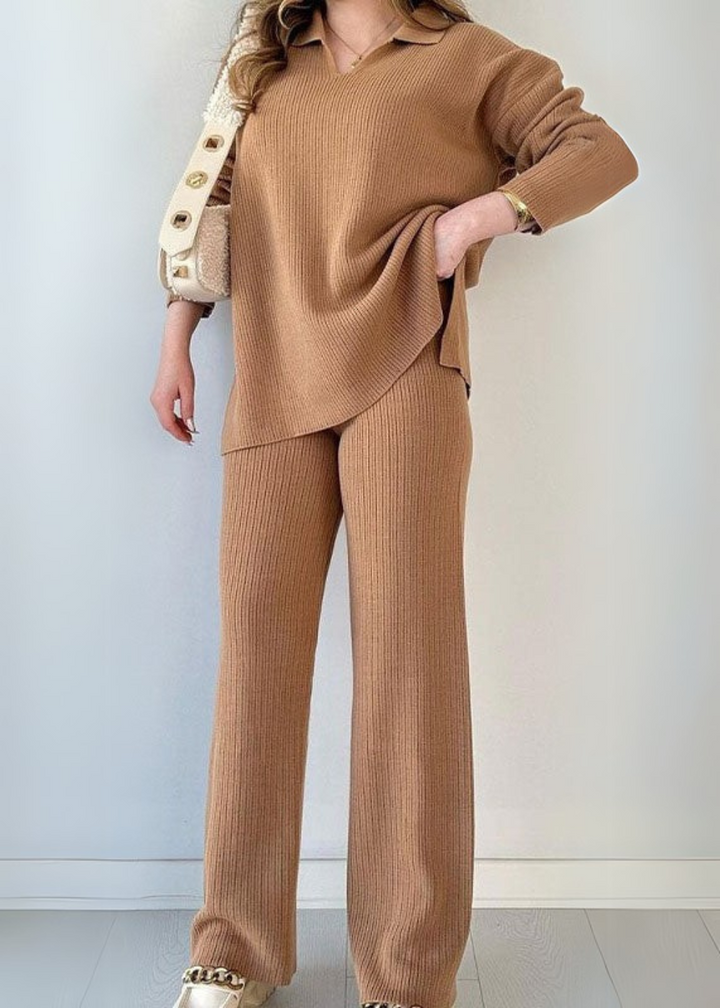 Addison - Casual Women’s Ribbed 2-Piece Set