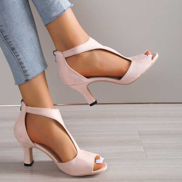 Nerissa – Cutout Peep Toe Heels