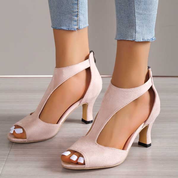 Nerissa – Cutout Peep Toe Heels