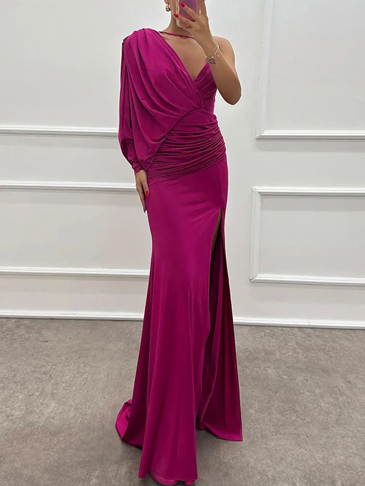 Amira | One-Shoulder Gown