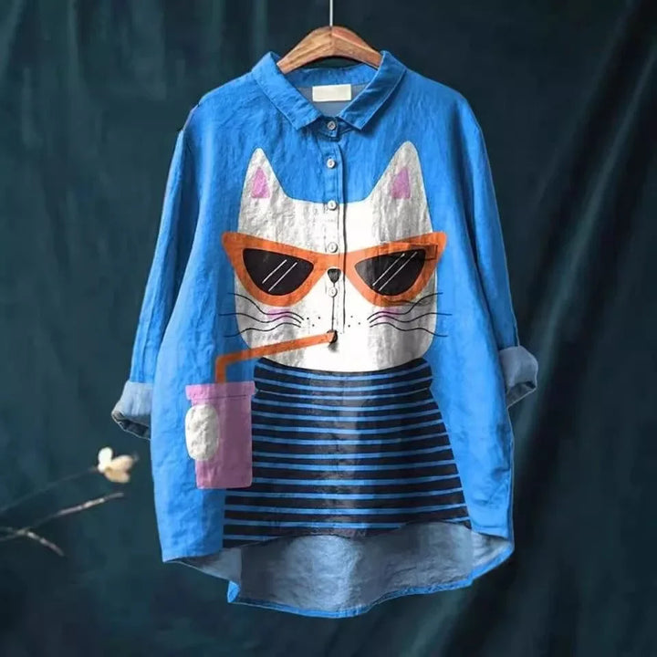 Addison - Creative Cat Art Shirt