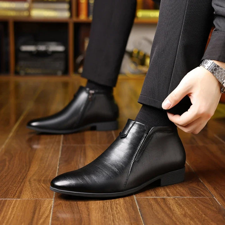 Anthony - Men's PU Leather Ankle Boots