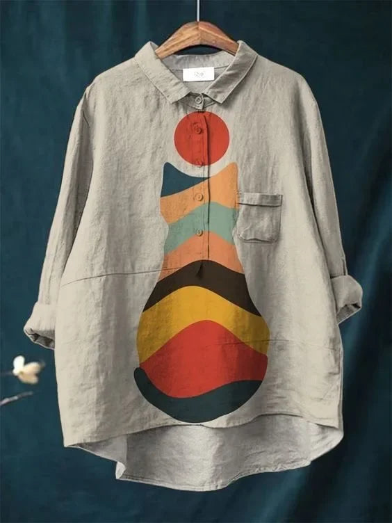 Addison - Creative Cat Art Shirt