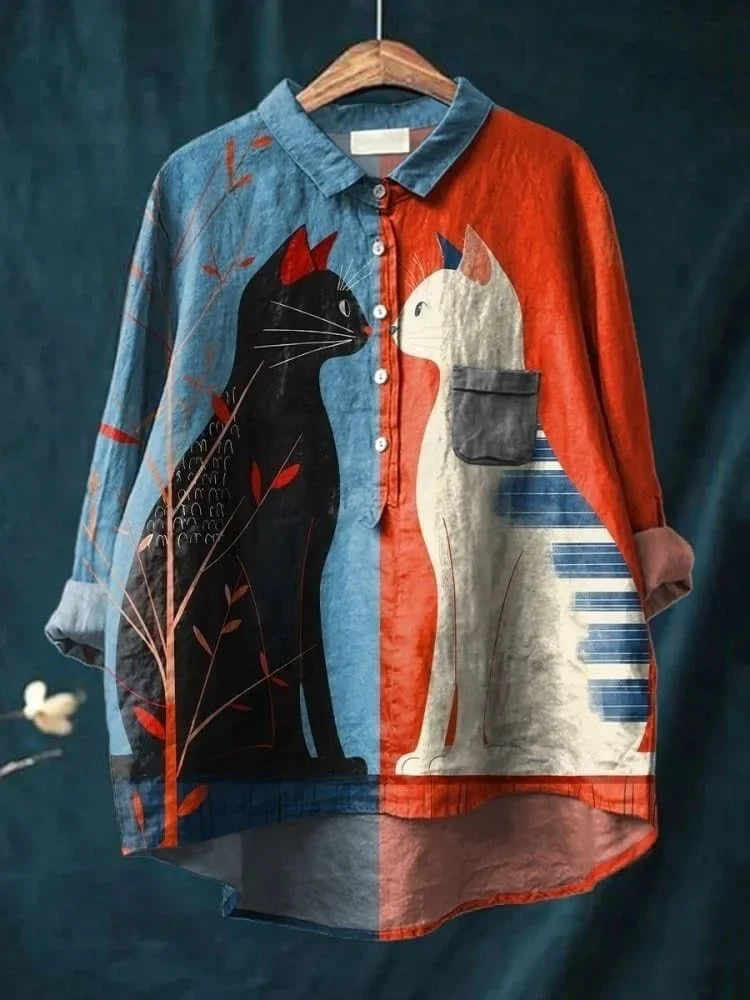 Addison - Creative Cat Art Shirt