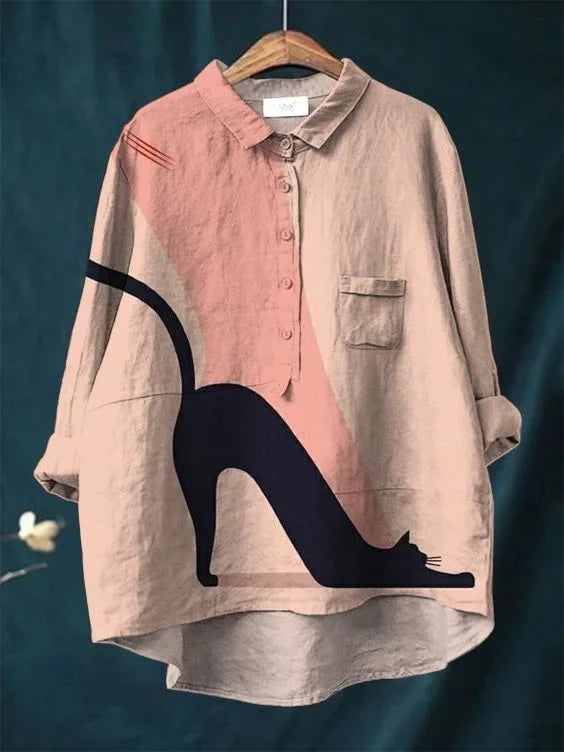 Addison - Creative Cat Art Shirt