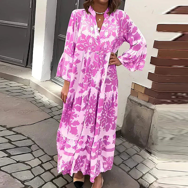 Avielle - Fashionable Printed Boho Maxi Dress