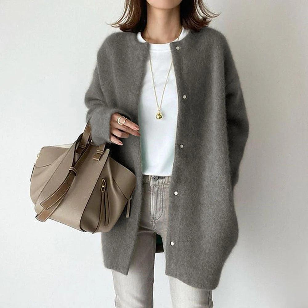 Zoey | Chic and Comfortable Woolen Jacket for Women