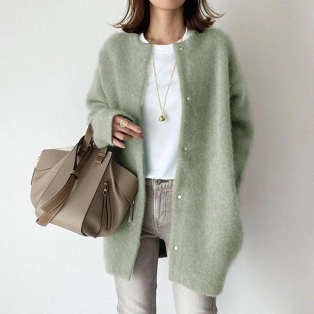 Zoey | Chic and Comfortable Woolen Jacket for Women