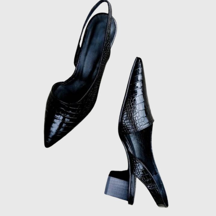 Isabella™ - Elegant Leather Heels