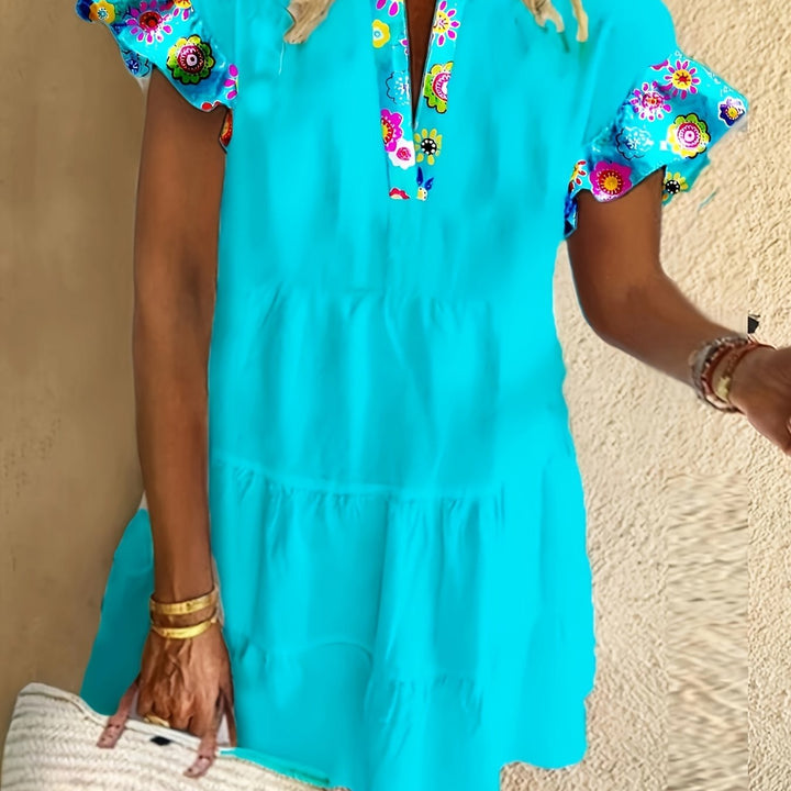 Anne - Lightweight Flare Boho Chic Dress