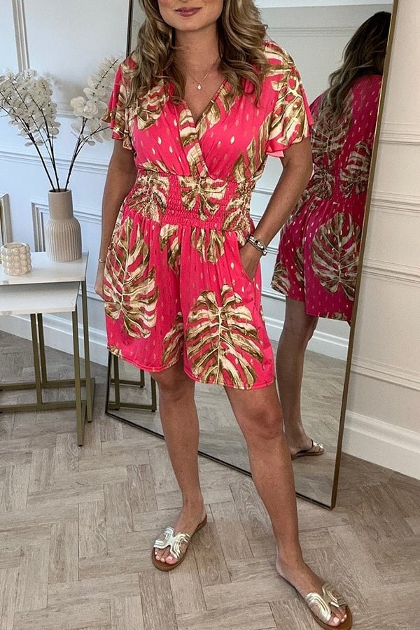 Ariella | Chic Leaf Print