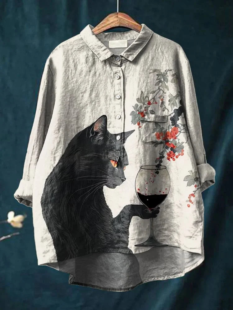 Addison - Creative Cat Art Shirt