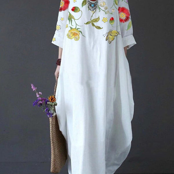Winifred - Effortless Bloom Casual Maxi Dress