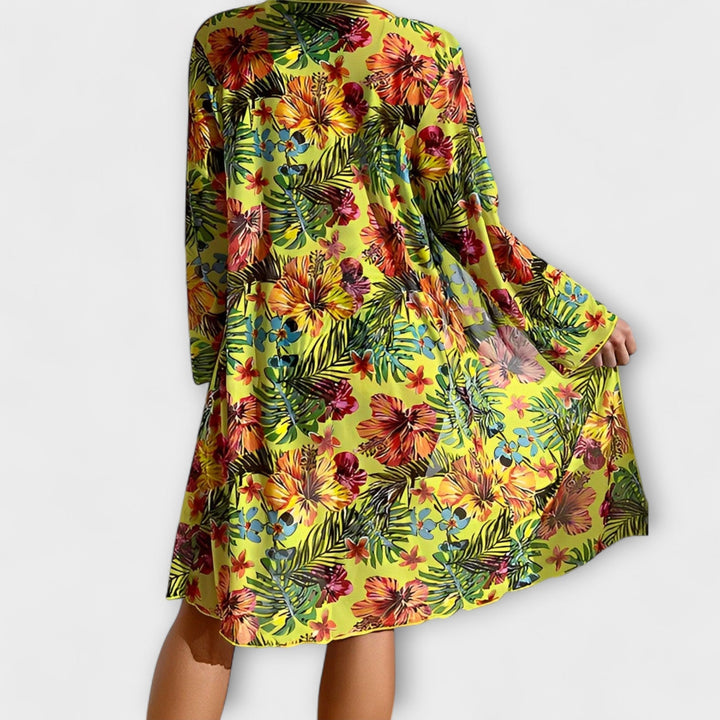 Ariel - High Waisted Bikini 3 Pieces Floral Bikini Set