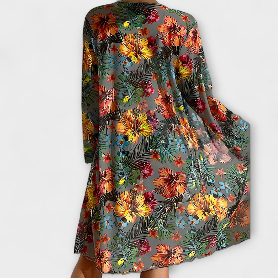 Ariel - High Waisted Bikini 3 Pieces Floral Bikini Set