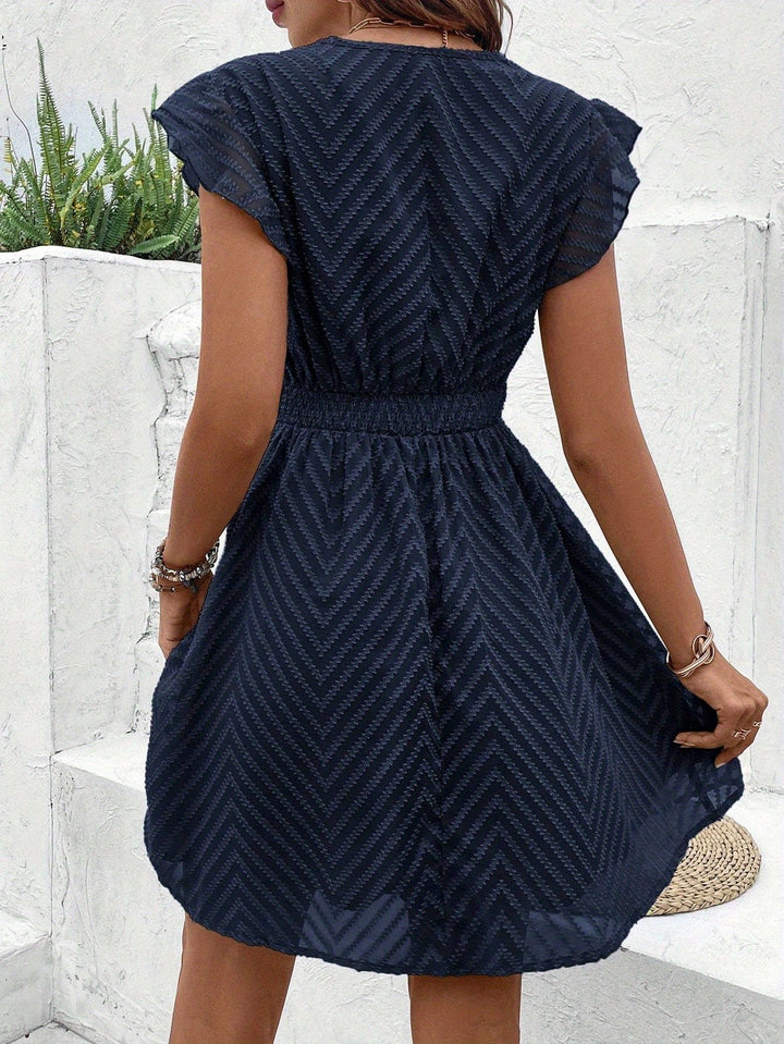 Shirley - Summer Sleeveless Dress With V- Neck