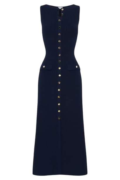 Avalon - Elegant Button Detail Bodycon Dress