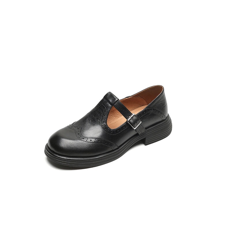 Velda | Elegant Leather Mary Janes