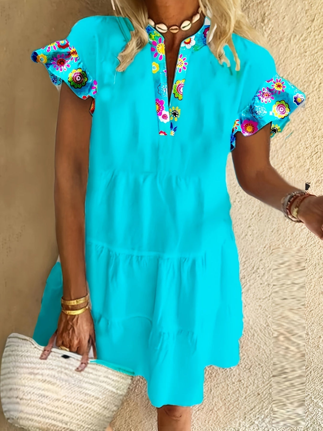 Anne - Lightweight Flare Boho Chic Dress