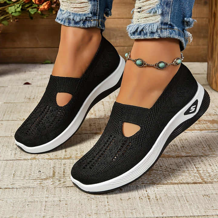 Carmelle – Slip-On Breathable Walking Shoes