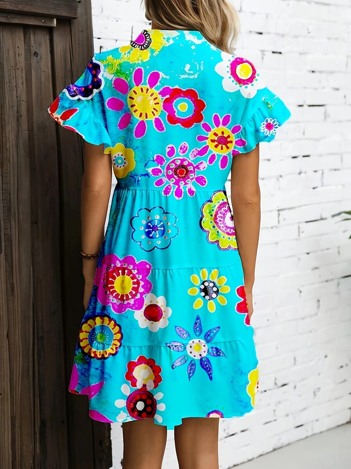 Tilly - Chic Curves Floral Maxi Dress