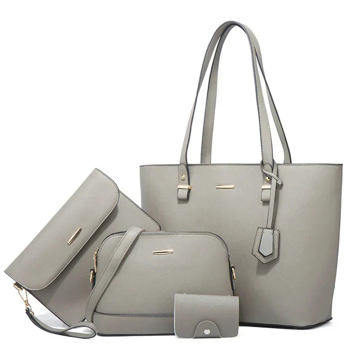 Ashby - Versatile 3-Piece Leather Handbag and Shoulder Bag Set