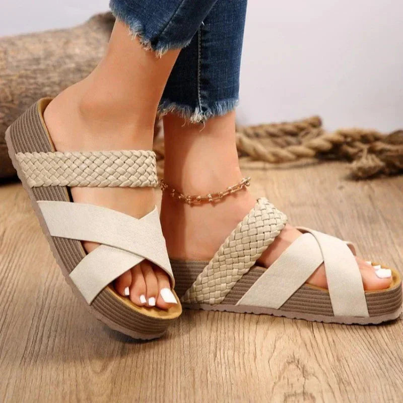 Althea - Non-slip Platform Sole Orthopedic Sandals